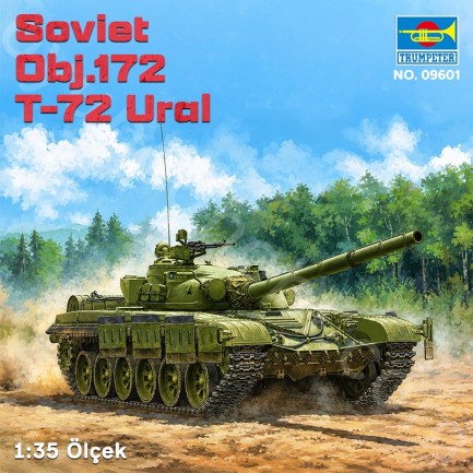 Trumpeter 09601 Soviet Obj.172 T-72 Ural Maket Model Kit - Thumbnail