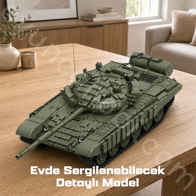 Trumpeter 09602 Soviet T-72 Ural with Kontakt-1 Reactive Armor Maket Model Kit