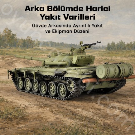 Trumpeter 09603 T-72M MBT Maket Model Kit - Thumbnail