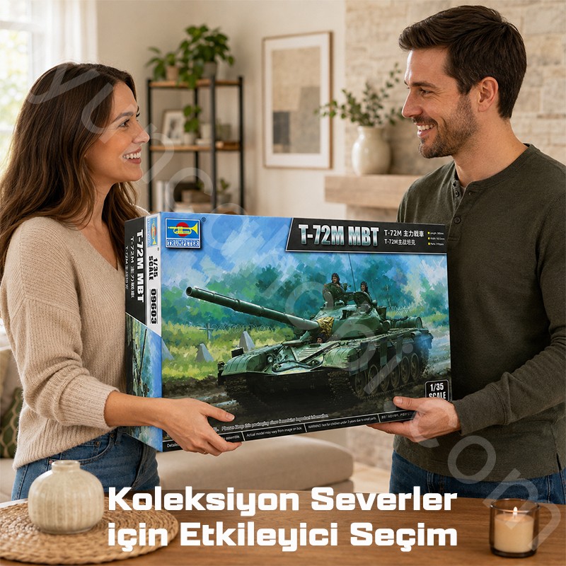 Trumpeter 09603 T-72M MBT Maket Model Kit