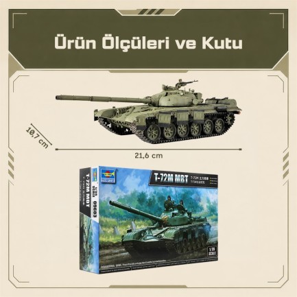 Trumpeter 09603 T-72M MBT Maket Model Kit - Thumbnail