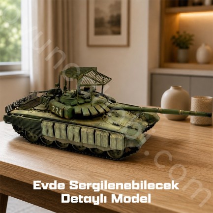 Trumpeter 09610 Russian T-72B3 with 4S24 Soft Case ERA |*| Grating Armour Maket Model Kit - Thumbnail