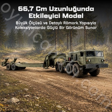 Trumpeter MAZ-537G Late Production type with MAZ/ChMZAP-5247G semitraiier Maket Model Kit - Thumbnail