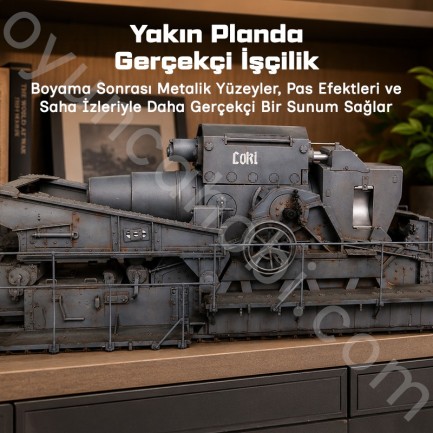 Trumpeter Morser Karl-railway transport carrier Maket Model Kit - Thumbnail