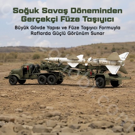 Trumpeter Sam-2 Missile with Loading Cabin Maket Model Kit - Thumbnail