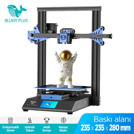 Two Trees Bluer V3-90P BLU-3 3D Yazıcı Printer (TEŞHİR) - Thumbnail