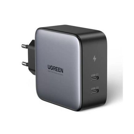 Ugreen 100W Type-C QC 4.0 PD 3.0 GanX 2 Portlu Hızlı Şarj Cihazı - Thumbnail