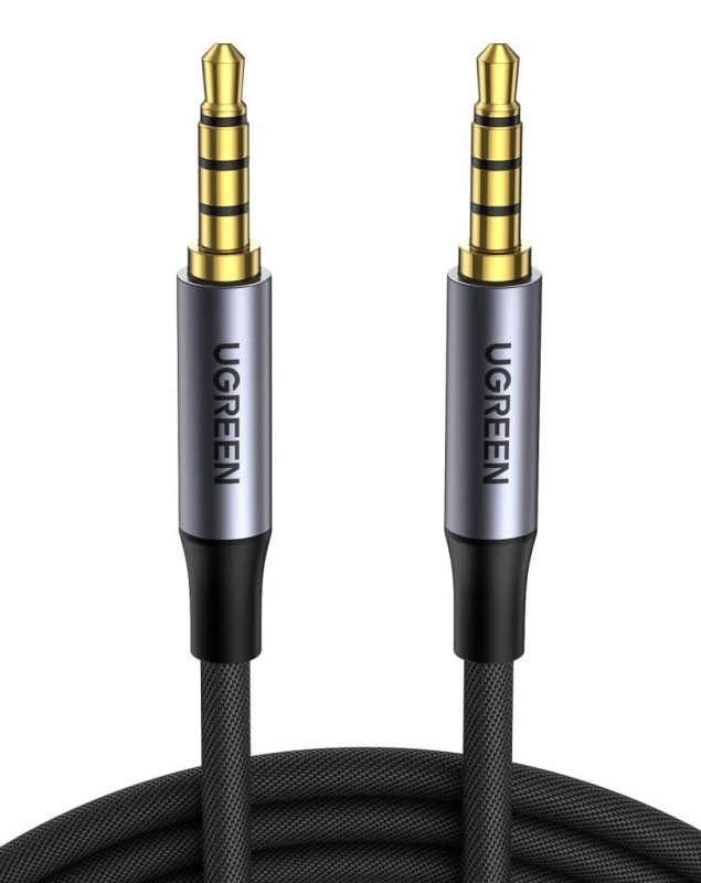 Ugreen 3.5mm Hi-Fi Erkek to Erkek TRRS Aux Ses ve Mikrofon Kablosu 1.5 Metr