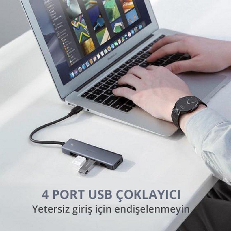 Ugreen 4 Portlu USB 3.0 Hub USB Çoklayıcı Adaptör