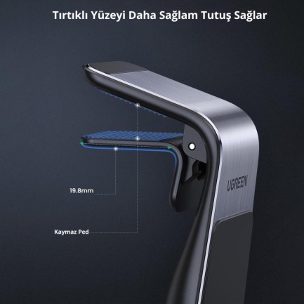 Ugreen Araç içi Alüminyum Mıknatıslı Havalandırma Izgarası için Telefon Tut - Thumbnail