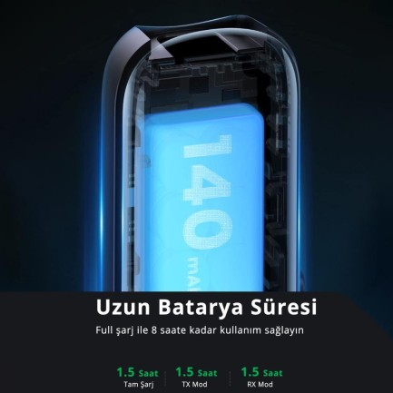 Ugreen Aux Bluetooth 5.0 Transmitter & Receiver Kablosuz Ses Adaptörü - Thumbnail