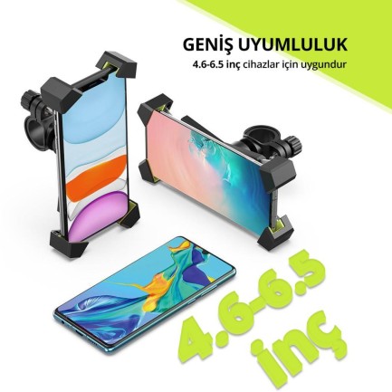 Ugreen Bisiklet Motosiklet 360° Dönebilen Telefon Tutucu - Thumbnail