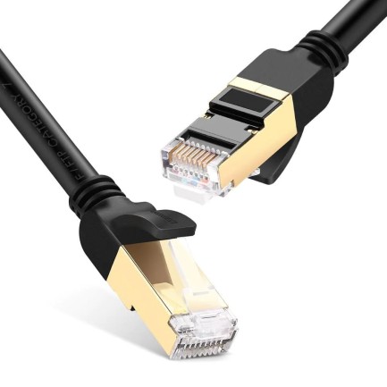 Ugreen - Ugreen CAT7 F/FTP Ethernet Kablosu 1 Metre