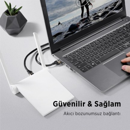 Ugreen CAT7 F/FTP Ethernet Kablosu 8 Metre - Thumbnail
