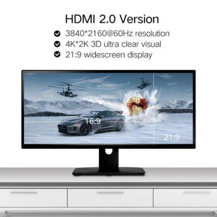 Ugreen HDMI 2.0 4K Ses ve Görüntü Kablosu 1.5 Metre - Thumbnail
