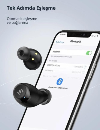 Ugreen HiTune aptX TWS Bluetooth Kulaklık - Thumbnail