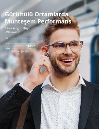 Ugreen HiTune T1 Bluetooth 5.0 TWS Kablosuz Kulakiçi Kulaklık Siyah - Thumbnail