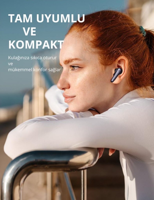 Ugreen HiTune T1 Bluetooth 5.0 TWS Kablosuz Kulakiçi Kulaklık Siyah