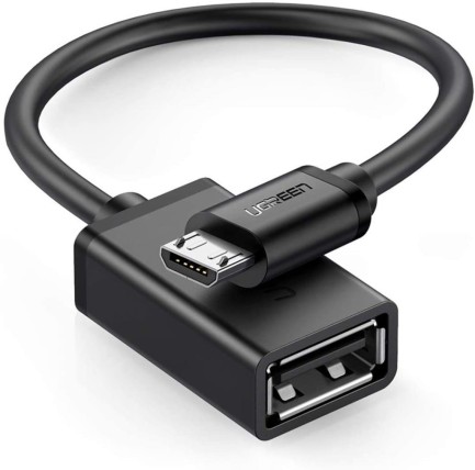 Ugreen Micro USB OTG Çevirici Adaptör Siyah - Thumbnail