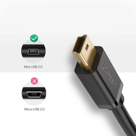 Ugreen Mini USB Data ve Şarj Kablosu 1 Metre - Thumbnail