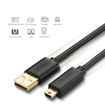 Ugreen Mini USB Data ve Şarj Kablosu 1 Metre - Thumbnail