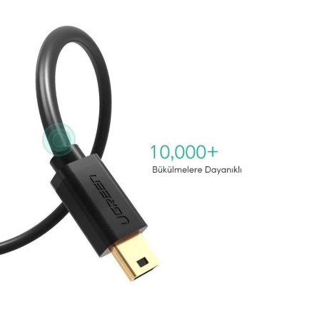 Ugreen Mini USB Data ve Şarj Kablosu 1 Metre - Thumbnail