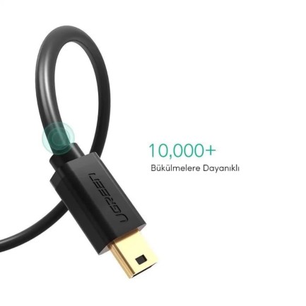 Ugreen Mini USB Data ve Şarj Kablosu 2 Metre - Thumbnail