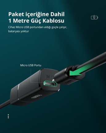 Ugreen Optik Bluetooth 5.0 APTX Transmitter Verici - Thumbnail