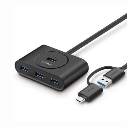 Ugreen - Ugreen Type-C 4 Portlu USB 3.0 Hub Çoklayıcı