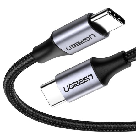 Ugreen - Ugreen Type-C to Type-C 3A Hızlı Data ve Şarj Kablosu 1 Metre