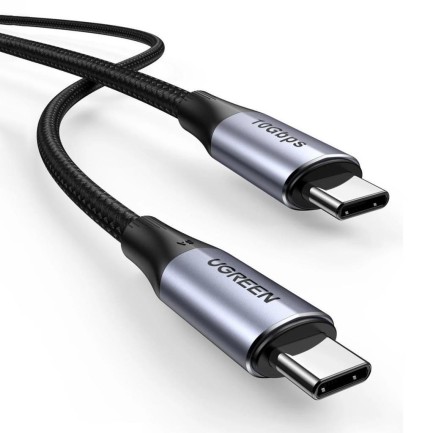 Ugreen - Ugreen Type-C to Type-C USB 3.1 Gen2 5A 100W Thunderbolt 3 Data ve Şarj Kab