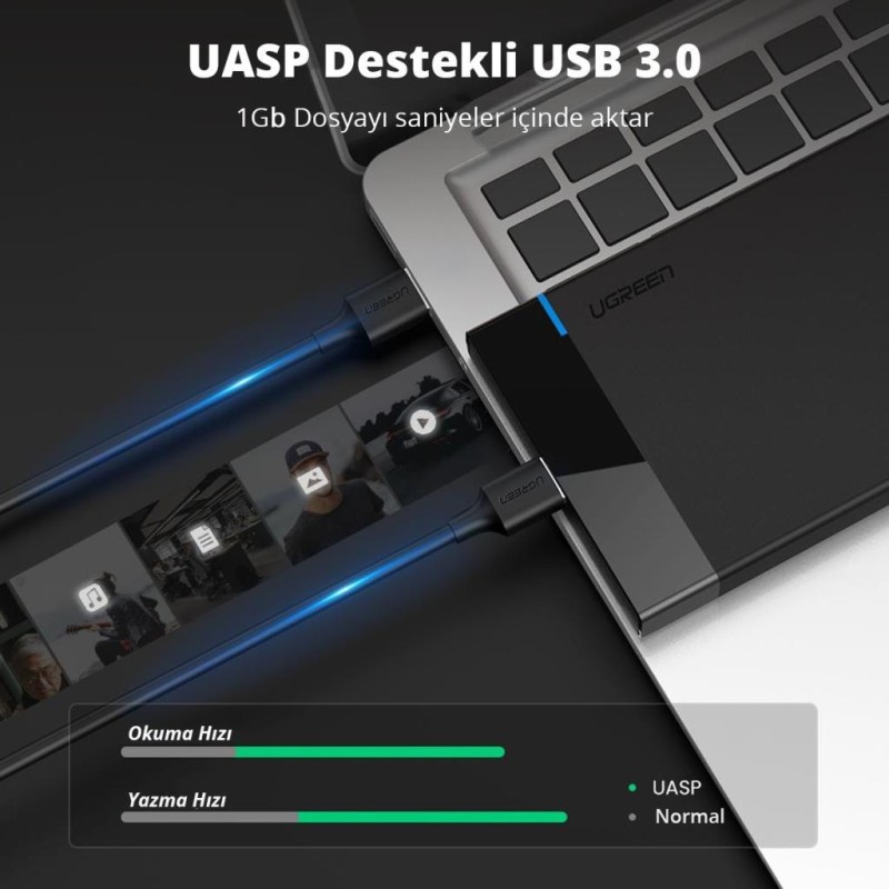 Ugreen USB 3.0 2.5 inch Hard Disk Kutusu