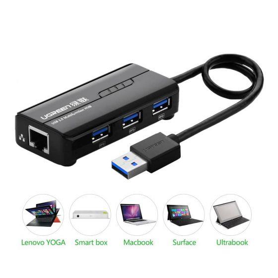 Ugreen USB 3.0 Gigabit Ethernet RJ45 Dönüştürücü USB Çoklayıcı