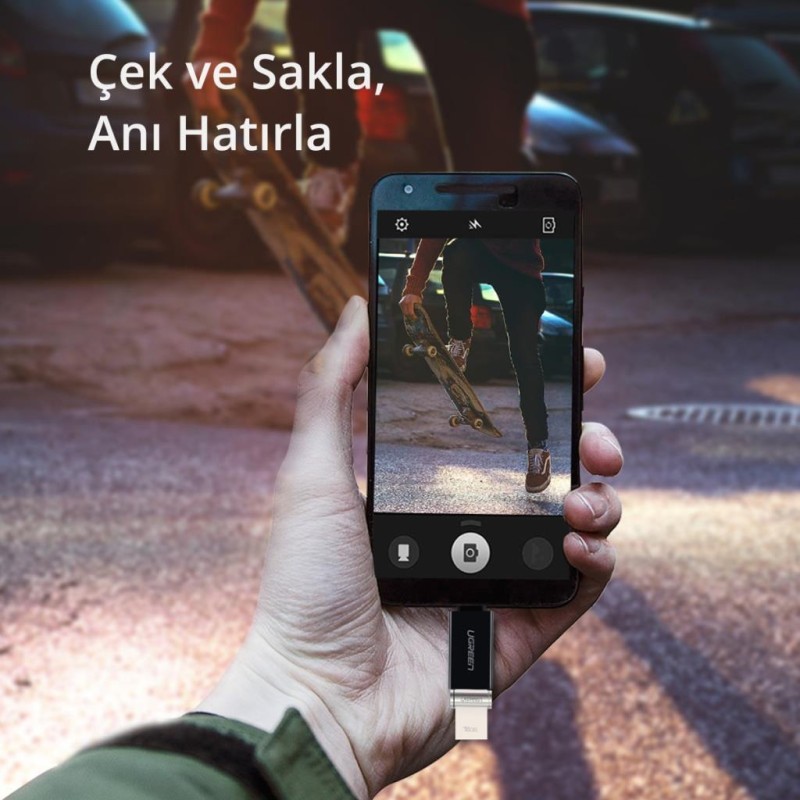 Ugreen USB 3.0 Type-C Dönüştürücü Adaptör Beyaz