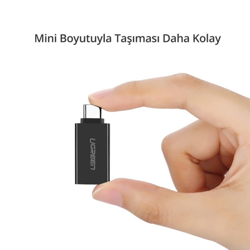 Ugreen USB 3.0 Type-C Dönüştürücü Adaptör Beyaz