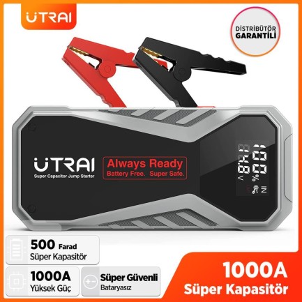 UTRAI - UTRAI Jstar X1 Süper Kapasitörlü 1000A Jump Starter Taşınabilir Akü Takviye Cihazı