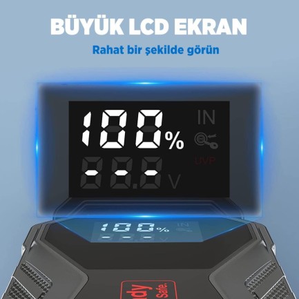 UTRAI Jstar X1 Süper Kapasitörlü 1000A Jump Starter Taşınabilir Akü Takviye Cihazı - Thumbnail