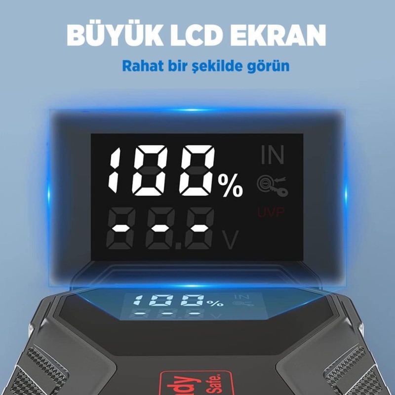 UTRAI Jstar X1 Süper Kapasitörlü 1000A Jump Starter Taşınabilir Akü Takviye Cihazı