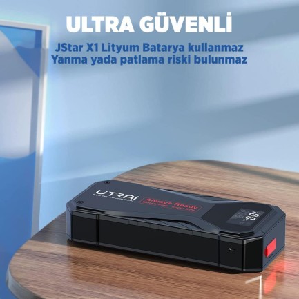 UTRAI Jstar X1 Süper Kapasitörlü 1000A Jump Starter Taşınabilir Akü Takviye Cihazı - Thumbnail