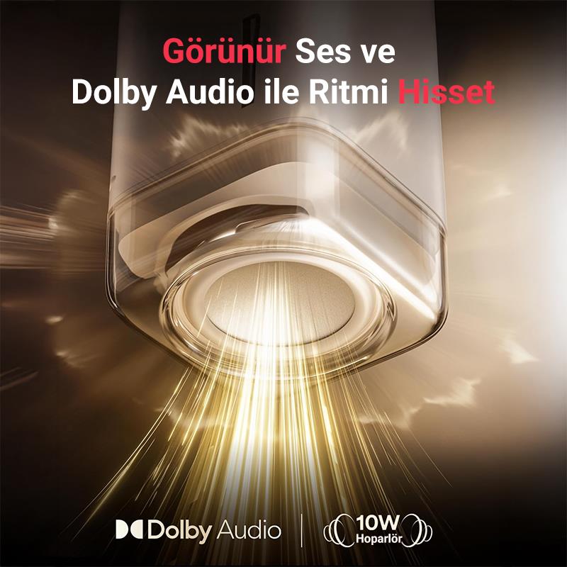 Vankyo Aurzen Boom Air Android Google TV 4K Destekli Projeksiyon Cihazı +HDR10+ToF Auto Focus+Auto Keystone+6G WiFi+6.1BT+Dolby Ses Sistemi+Powerbank Desteği - PS5/PS4/XBOX