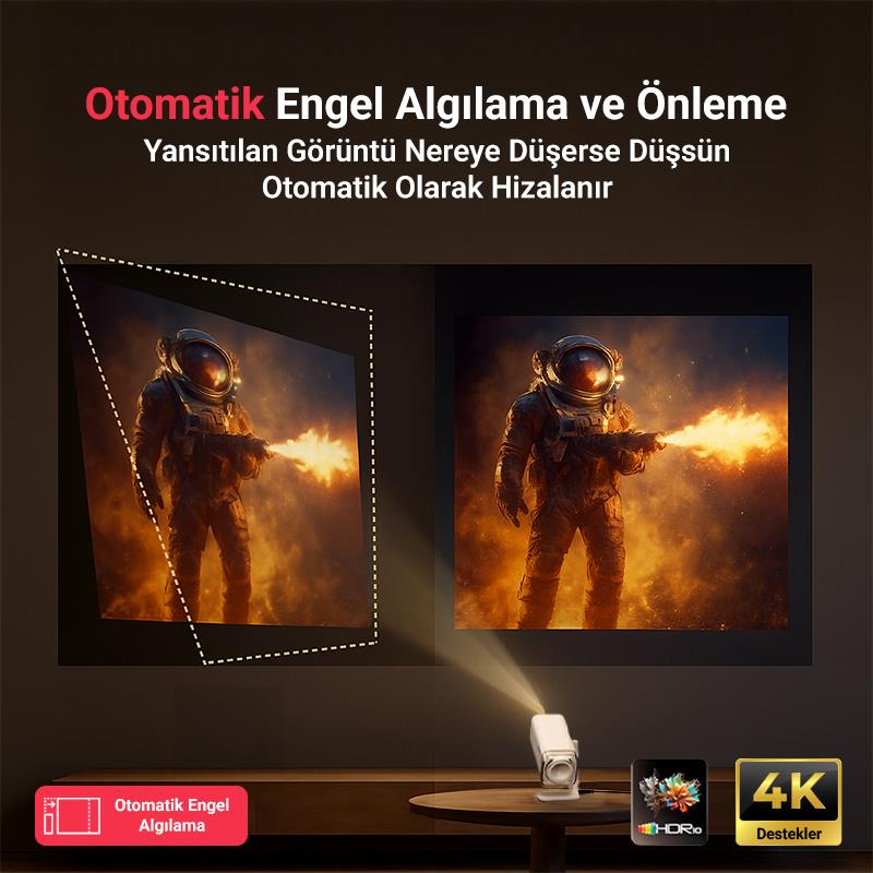 Vankyo Aurzen Boom Air Android GoogleTV Projeksiyon Cihazı