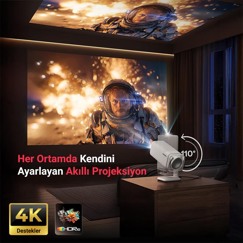 Vankyo Aurzen Boom Air Android GoogleTV Projeksiyon Cihazı