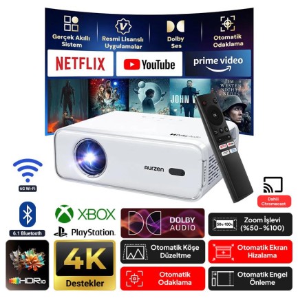 VANKYO - Vankyo Aurzen D1 Smart Tv Projeksiyon Cihazı