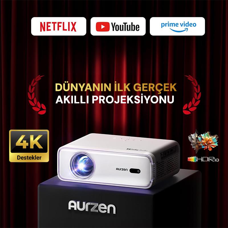 Vankyo Aurzen D1 Smart Tv Projeksiyon Cihazı