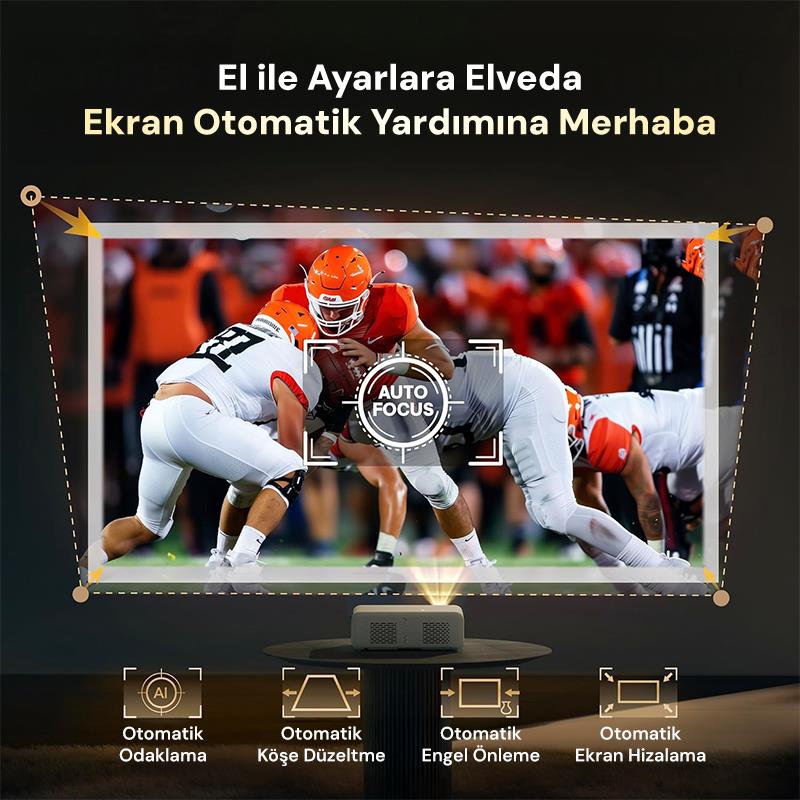 Vankyo Aurzen D1 Smart Tv Projeksiyon Cihazı