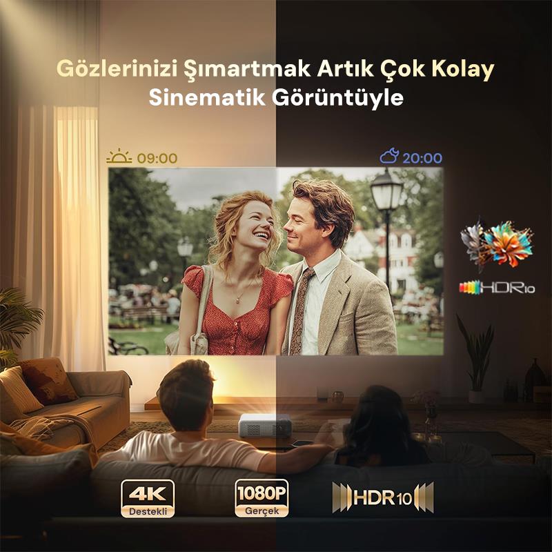 Vankyo Aurzen D1 Smart Tv Projeksiyon Cihazı