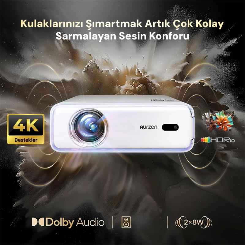 Vankyo Aurzen D1 Smart Tv Projeksiyon Cihazı