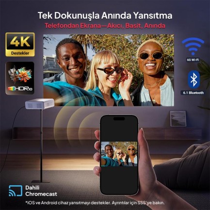 Vankyo Aurzen D1G Android GoogleTV Projeksiyon Cihazı - Thumbnail