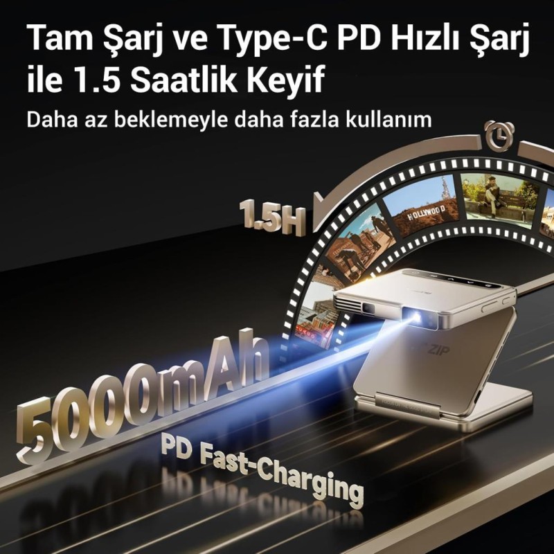 Vankyo Aurzen ZIP Projeksiyon Cihazı Gold