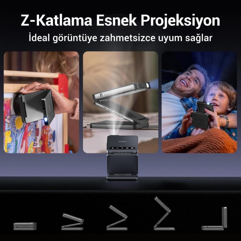 Vankyo Aurzen ZIP Projeksiyon Cihazı Koyu Gri